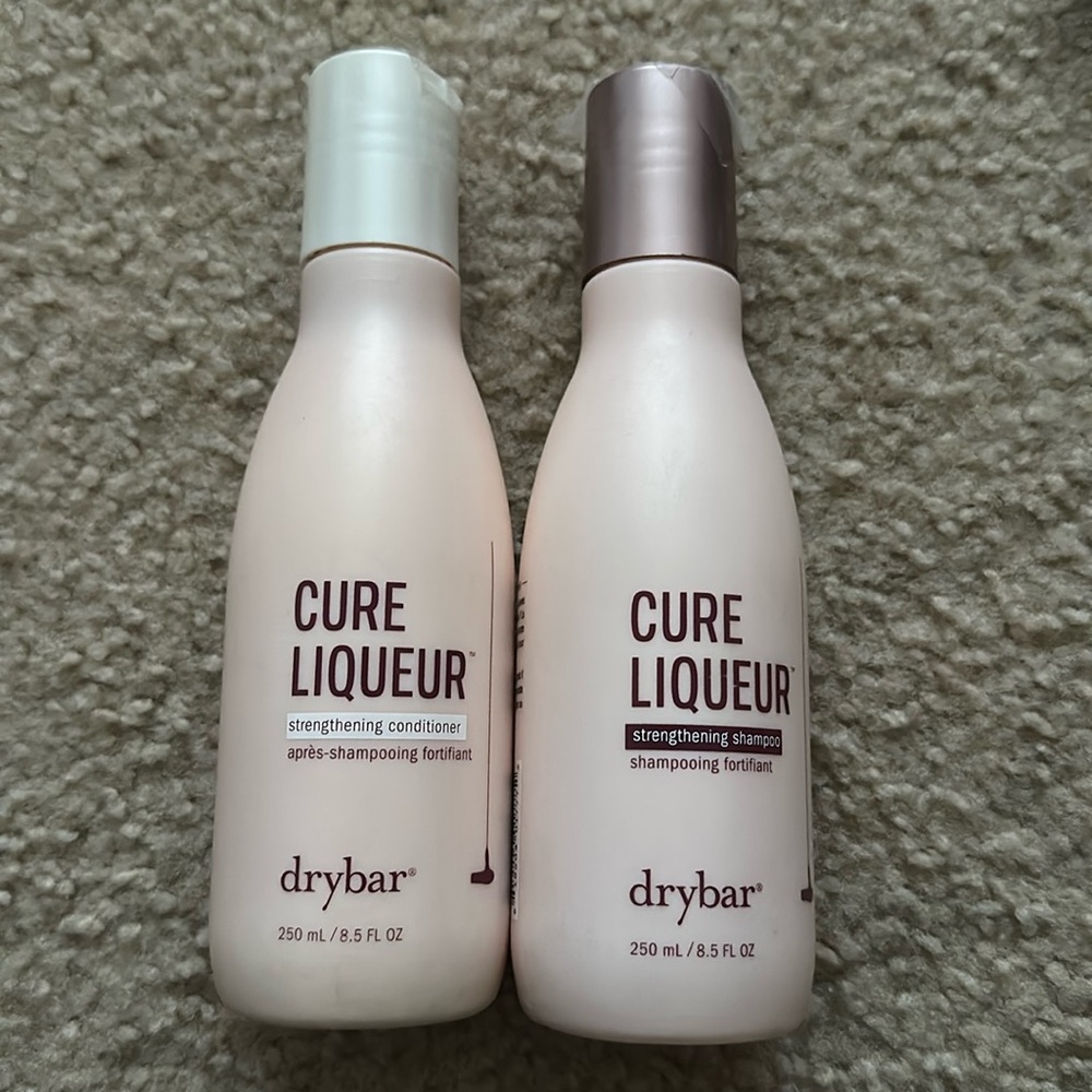 Drybar Cure Liqueur Shampoo and conditioner